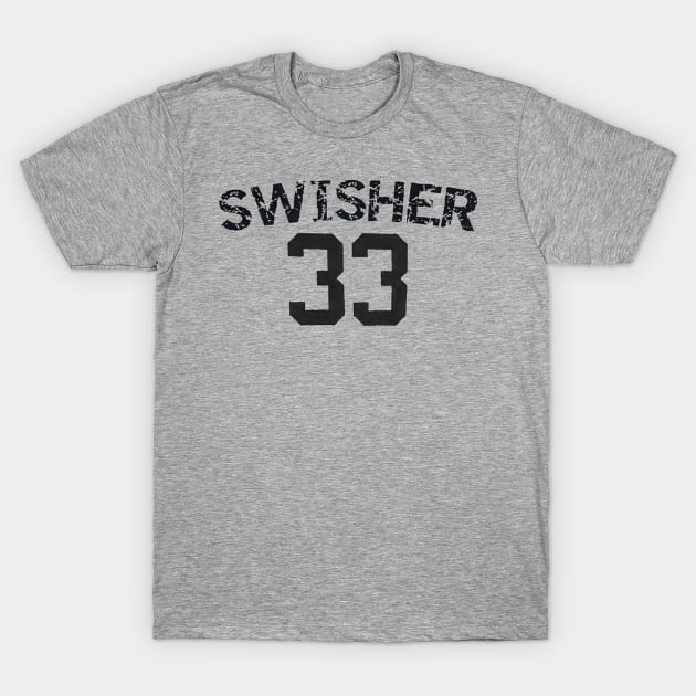 Nick Swisher #33 Design T-Shirt by Bleeding Yankee Blue